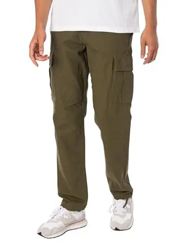 Produktbild: JACK & JONES Herren Cargohose JPSTKANE JJBARKLEY -Relaxed Fit - S M L XL XXL, Größe:36W / 34L, Farbe:Olive Night 12258150