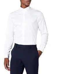 Produktbild: JACK & JONES Herren Freizeit Hemd JJPRPARMA Slim Fit Weiss Blau Schwarz XS-XXL, Größe:XL, Farbe:White SUPER Slim 12097662