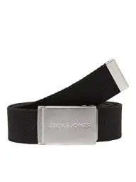 Produktbild: JACK & JONES Herren Jacsolid Woven Belt Gürtel 12122038,Schwarz,95