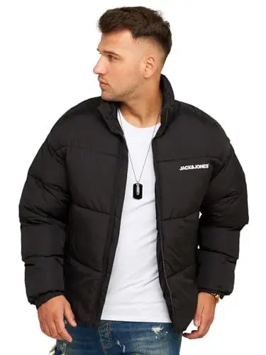 Produktbild: JACK & JONES Herren JCOINFINITY Winterjacke Steppjacke Streetwear Black/Style 2 XL