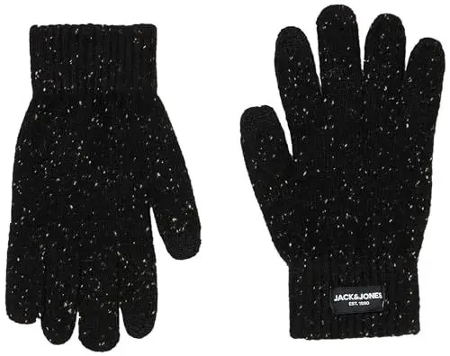 Produktbild: JACK & JONES Herren Jaccliff Nap Gloves Handschuhe, Schwarz, Einheitsgröße