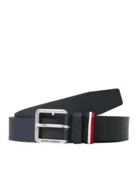 Produktbild: JACK & JONES Herren Jacespo Belt Ledergürtel, Navy Blazer, 95 EU
