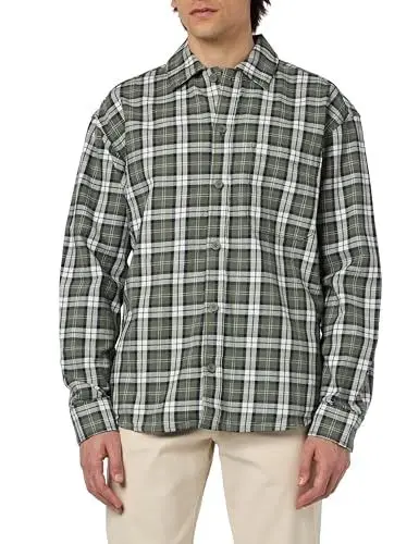 Produktbild: JACK & JONES Herren Jcocollective Zac Check Overshirt Ls Langarmhemd, Agave Green, M