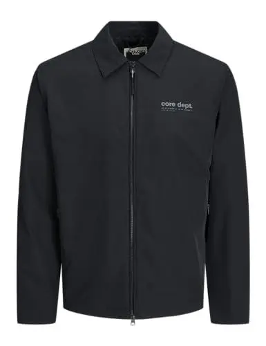 Produktbild: JACK & JONES Herren Jcotrack Shacket Blouson, Schwarz, M
