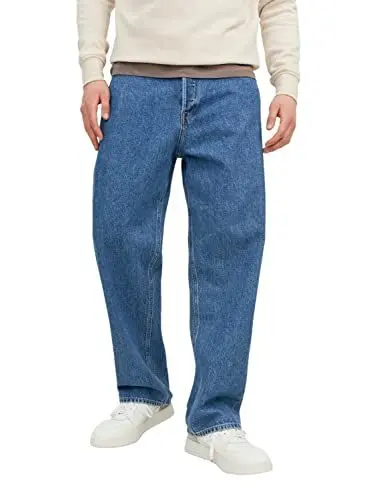 Produktbild: JACK & JONES Herren Jeans JJIALEX JJORIGINAL SBD 301 - Baggy Fit - Blue Denim, Größe:28W / 30L, Farbvariante:Blue Denim 12236078