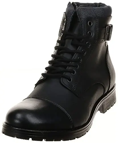 Produktbild: JACK & JONES Herren Jfwalbany Leather Antraciet Chukka Boots, Anthrazit, 43 EU