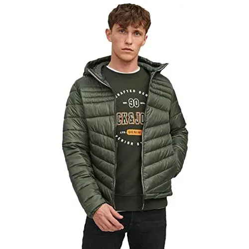 Produktbild: JACK & JONES Herren jjehero Buffer Hood sn Jacke, Rosin, L EU