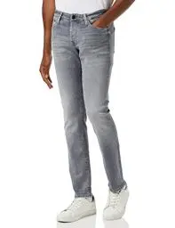 Produktbild: JACK & JONES Herren Jjiglenn Jjicon Jj 257 50sps Noos Slim Jeans, Grey Denim, 33W / 30L EU