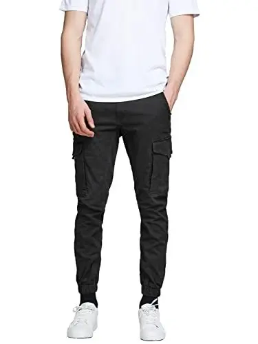 Produktbild: JACK & JONES Herren Jjipaul Jjflake AKM 542 Navy Blazer Noos Pants, schwarz 1, 30 W/34 L