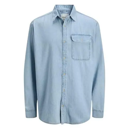 Produktbild: JACK & JONES Herren Jjiwilson Jjshirt Mf 350 Styd Ln Jeanshemd, Blue Denim, XXL