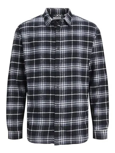 Produktbild: Jack & Jones Herren Jjplain Fall Check Shirt Ls, Ombre Blue, L