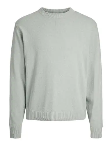 Produktbild: JACK & JONES Herren Jormarbella Knit Crew Neck Strickpullover, Gray Mist, S