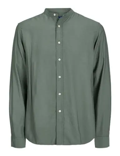 Produktbild: JACK & JONES Herren Jormarshall Band Shirt Ls Langarmhemd, Laurel Wreath, S