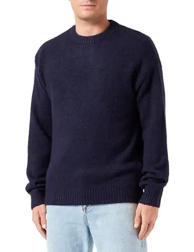 Produktbild: Jack & Jones Herren Jorollie Knit Crew Neck Sn,Total Eclipse,L