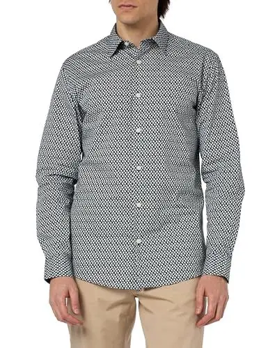 Produktbild: JACK & JONES Herren Jprblaexpress Minimal Print Shirt L/S Hemd, Sky Captain, M