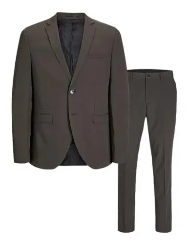 Produktbild: JACK & JONES Herren Jprcosta Suit Anzug, Mulch/Fit:super Slim Fit, 48