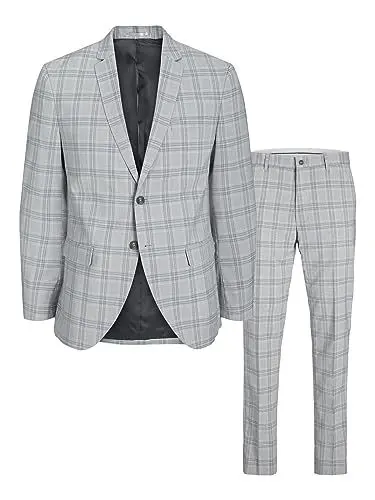 Produktbild: JACK & JONES Herren Jprfranco Check Suit Sn Anzug, Griffin/Checks:super Slim Fit, 50