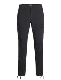 Produktbild: JACK & JONES Herren Jpstace Jjtucker Ama Noos Cargohose, Black/Detail:solid, 33W / 30L EU