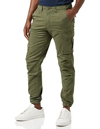 Produktbild: JACK&JONES Pants Studio Mens Olive Night Cargo Pants