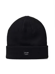 Produktbild: JACK & JONES Herren Strickmütze JJDNA Beanie NOOS 12092815, Einfarbig, Gr. One Size, Schwarz (Black)