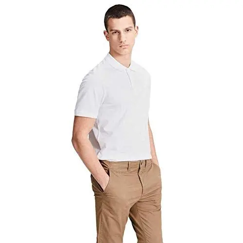 Produktbild: JACK & JONES Herren Polo Shirt Pique Kurzarm Hemd Basic T-Shirt mit Kragen