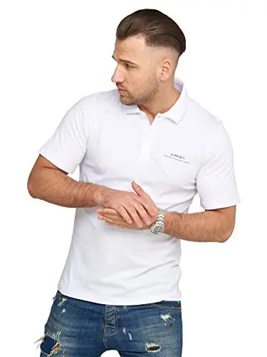 Produktbild: JACK & JONES Herren Poloshirt Rise Infinity Polohemd Kurzarm Shirt (as3, Alpha, x_l, Regular, Regular, White)