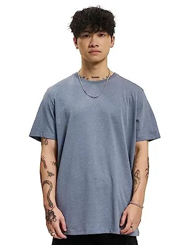Produktbild: JACK & JONES Jjeorganic Melange Tee Ss O-Neck Noos