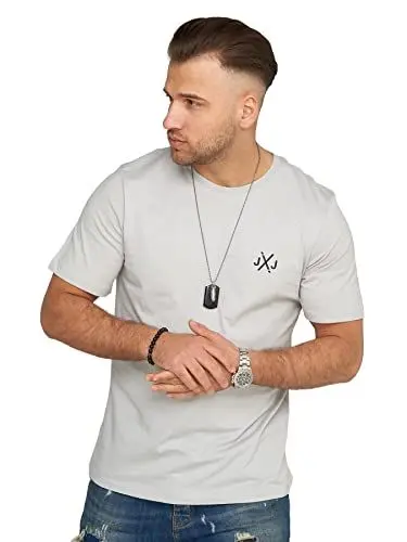 Produktbild: JACK & JONES Herren T-Shirt Elif Infinity O-Neck Shirt Kurzarmshirt (as3, Alpha, x_l, Regular, Regular, High-Rise)