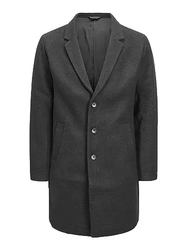Produktbild: JACK & JONES Herren Übergangsmantel ,Dunkelgrau,XS