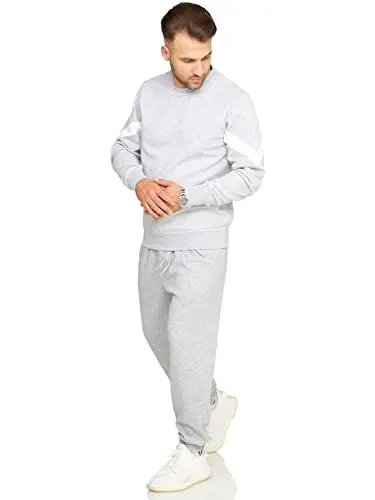 Produktbild: JACK & JONES Inifinity Herren Jogginghose Kane Sweat Pants Freizeithose (Light Grey Melange, L)