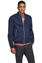 Produktbild: JACK & JONES Herren JJERUSH Bomber NOOS 12165203, Navy Blazer, L