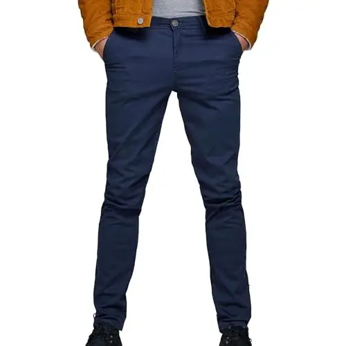 Produktbild: JACK & JONES NOS Herren Hose JJIMARCO JJBOWIE SA NOOS, Blau (Navy Blazer), W33/L34(Herstellergröße: 33)
