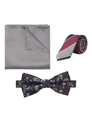 Produktbild: JACK & JONES Men's JACCHICO GIFTBOX Fliege, Winery, ONE Size