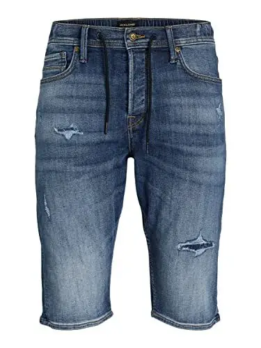 Produktbild: JACK & JONES Men's JJLONG Shorts Galaxy GE 215 Sweatshorts, Blue Denim, L