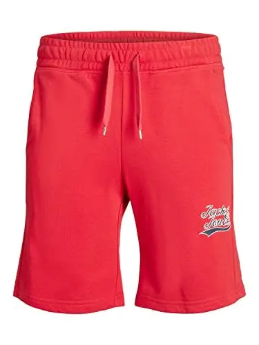 Produktbild: JACK & JONES Men's JPSTTREVOR Sweat Shorts GMS Sweatshorts, Rococco Red, S