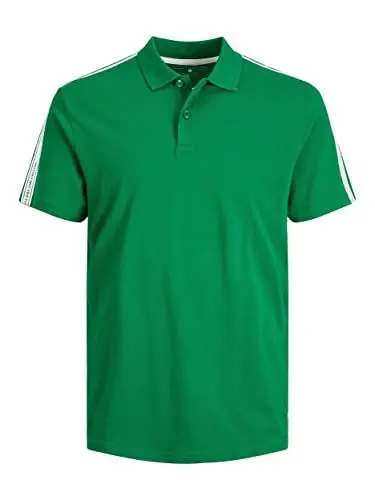 Produktbild: JACK & JONES PLUS Herren Jcospirit Tape Polo Ss Pls Poloshirt, Verdant Green, 3XL