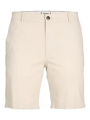 Produktbild: JACK & JONES PLUS Men's JPSTDAVE JJLINEN Shorts AKM PS Chinoshorts, Moonbeam/Detail:SOLID, 46