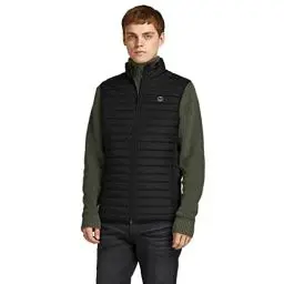 Produktbild: JACK & JONES Herren Jjemulti Gesteppte ärmellose Gilet - Schwarz - S