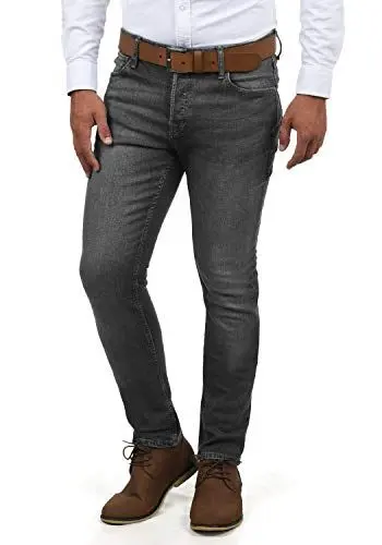 Produktbild: JACK & JONES Ubbo Herren Jeans Hose Denim Stretch Slim Fit - Glenn, Größe:W34/30, Farbe:Grey Denim