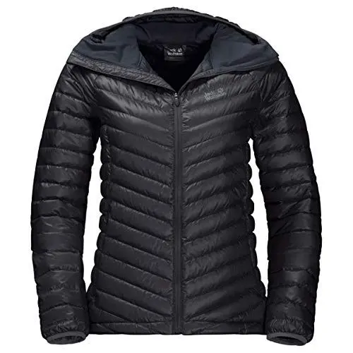 Produktbild: Jack Wolfskin Damen ATMOSPHERE JKT W winddichte Daunenjacke, Black, XL