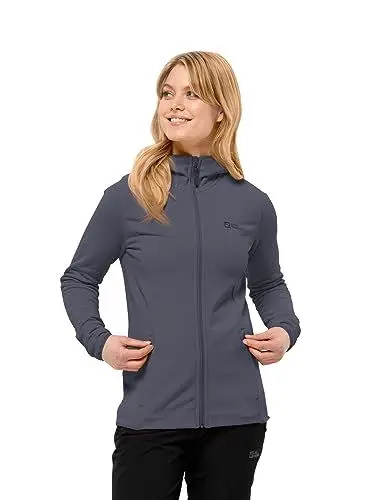 Produktbild: Jack Wolfskin Damen BAISELBERG Hooded FZ W Fleece-Jacke, Dolphin, XS