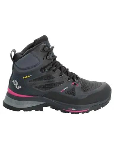 Produktbild: Jack Wolfskin Damen Force Trekker Texapore Mid W, Black / Pink, 39 EU