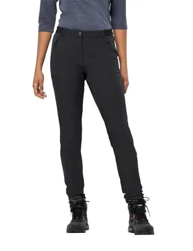 Produktbild: Jack Wolfskin Damen Geigelstein Slim Pants Wanderhose, Schwarz, 34 EU