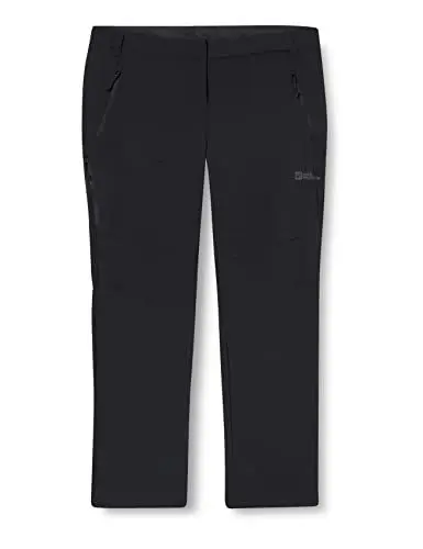 Produktbild: Jack Wolfskin Damen Glastal Pants Wanderhose, Schwarz, 38 EU