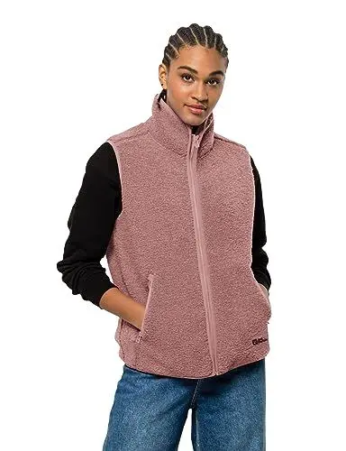 Produktbild: Jack Wolfskin Damen HIGH CURL Vest W Fleece-Weste, Afterglow, M