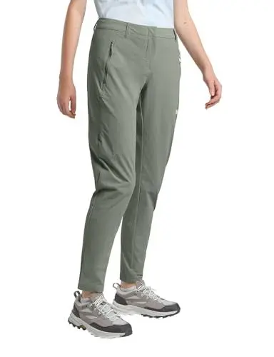 Produktbild: Jack Wolfskin Damen Hikeout Pants Wanderhose, Slate Green, 40 EU