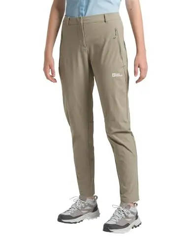 Produktbild: Jack Wolfskin Damen Hikeout Pants Wanderhose, Stone, 42 EU