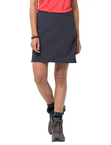 Produktbild: Jack Wolfskin Damen Hilltop Trail W Skirt, Graphite, 44 EU