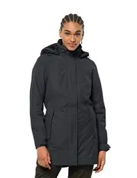 Produktbild: Jack Wolfskin Damen Madison Avenue Coat Mantel, Grau (phantom), XS