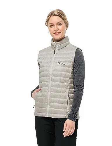 Produktbild: Jack Wolfskin Damen PILVI DOWN Vest W Daunenweste, Dove, 48